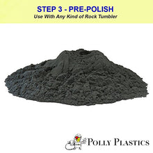 Load image into Gallery viewer, Polly Plastics Rock Tumbler Refill Grit Media Kit (3 pounds) | 4-Steps For Tumbling Stones
