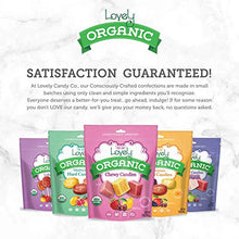 Load image into Gallery viewer, ORGANIC Chewy Candies - Lovely Co. 5oz Bag - Strawberry, Lemon &amp; Cherry Flavors | NO HFCS, GLUTEN or Fake Ingredients, 100% VEGAN &amp; Kosher!
