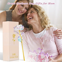 Load image into Gallery viewer, Christmas Rose Gifts for Women Galaxy Rose Forever Flower Gift, I Love You Rose Present Unique Christmas Birthday Gifts for Mom Grandma Wife Sister Friends
