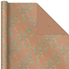 Load image into Gallery viewer, Hallmark Kraft Cut Lines on Reverse (3 Rolls: 90 sq ft TTL) Gift, Tri-Pack, Sustainable Holiday Wrap
