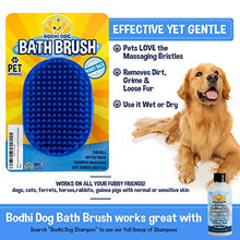 Load image into Gallery viewer, Bodhi Dog New Grooming Pet Shampoo Brush | Soothing Massage Rubber Bristles Curry Comb for Dogs &amp; Cats Washing | Professional Quality
