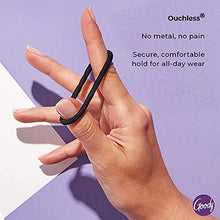 Load image into Gallery viewer, Goody Ouchless Womens Elastic Hair Tie - 27 Count, Black - 4MM for Medium Hair- Hair Accessories for Women Perfect for Long Lasting Braids, Ponytails and More - Pain-Free

