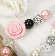 Load image into Gallery viewer, FINREZIO 2 Pairs Cute Chunky Bubblegum Necklace and Bracelet Set for Girls
