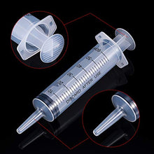 Load image into Gallery viewer, Frienda 4 Pack Large Plastic Syringe for Scientific Labs and Dispensing Multiple Uses Measuring Syringe Tools (60 ml)
