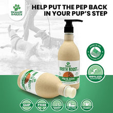 Load image into Gallery viewer, Doggie Dailies Bone Broth for Dogs, 16 FL OZ, Glucosamine and Chondroitin for Dogs to Support Healthy Joints &amp; Flexibility, Tasty Chicken Dog Bone Broth Recipe Helps Maintain Mobility
