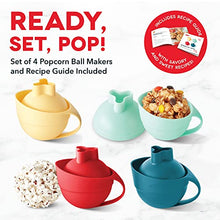 Load image into Gallery viewer, Dash Popcorn Ball Maker, Set of 4 (Multi-Color)

