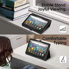 Load image into Gallery viewer, Dadanism Case for All-New Kindle Fire HD 8 Tablet(10th Generation 2020 Release) &amp; Fire HD 8 Plus, Premium PU Leather Lightweight Slim Smart Stand Cover with Auto Wake/Sleep - Black

