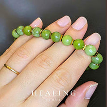Load image into Gallery viewer, [Healing Trust] Green Jade Bracelet for Men Women Entrepreneur Business Luck, MONEY ATTRACTION Bead Bracelet, Maximum Money Wealth Abundance Bracelet, Prosperity Good Luck Feng Shui, Goals Manifestation Chakra Bracelet, HAPPY MOOD BRACELET, Bye Bye Anxiet
