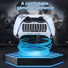 Load image into Gallery viewer, Lamptti Min Wireless Bluetooth Keyboard for PS5 Controller, Keyboard and Voice Chat Board for Messaging and Chat,Works with PS5, Smartphones and moreErgonomic Design
