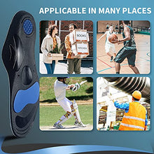 Load image into Gallery viewer, PCSsole Orthotic High Arch Support Insoles, Comfort Gel Work Boot Insert for Flat Feet, Plantar Fasciitis, Feet Pain, Heel Spur Pain,Metatarsalgia,Over Pronation for Men and Women（26cm）

