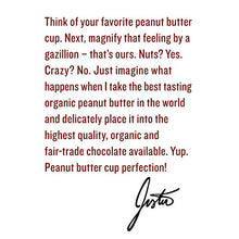 Load image into Gallery viewer, Justin's Organic Dark Chocolate Peanut Butter Cups, Rainforest Alliance Certified Cocoa, Gluten-free, Responsibly Sourced, 12 Packs of 2-Cups each
