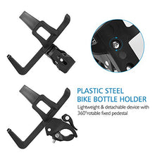 Load image into Gallery viewer, Accmor Bike Water Bottle Holder No Screws, Bike Cup Holder, 360 Degree Rotating Bike Water Bottle Cage, Drink Holder for MTB Bike Stroller Motorcycle,2 Pack
