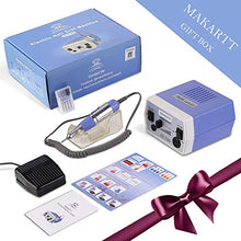 Load image into Gallery viewer, Makartt Nail Drill Electric Nail File Machine JD700 Professional 30000RPM Manicure Drill for Acrylic Nails Remove Gel Polish Poly Nail Extension Gel B-01
