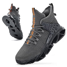 Load image into Gallery viewer, DREAM HORSE Steel Toe Shoes for Men Work Safety Sneaker Lightweight Breathable Industrial Construction Puncture Proof Boots(Dark Grey,14)
