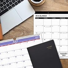 Load image into Gallery viewer, Academic Planner 2021-2022, AT-A-GLANCE Weekly Appointment Book &amp; Planner, 7" x 8-3/4", Medium, for School, Teacher, Student, Black (7095805)
