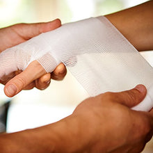 Load image into Gallery viewer, D&amp;H Medical 24 Bulk Pack Gauze Stretch Bandage Roll, 4 Inch X 4 Yards, Used for Wound Care, Easy to Use Cotton Ply Rolled Hand Wrap Dressing Ankles &amp; Knees. Add to First Aid Supplies.
