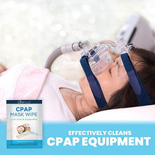 Load image into Gallery viewer, Care Touch CPAP Travel Mask Wipes - 25 Individually Wrapped CPAP Wipes - Unscented - Cleans CPAP, BiPAP, or Other Pap Masks
