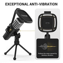 Load image into Gallery viewer, TONOR TC30 USB PC Microphone with 12 inch Selfie Ring Light for Zoom Conference/TikTok/YouTube/Makeup/Photographer/Streaming
