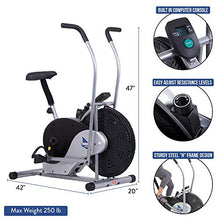 Load image into Gallery viewer, Body Rider BRF700 Exercise Upright Fan Bike (with UPDATED Softer Seat) Stationary Fitness / Adjustable Seat

