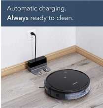 Load image into Gallery viewer, Ecovacs DEEBOT 500 Robot Vacuum Cleaner with Max Power Suction, Up to 110 min Runtime, Hard Floors and Carpets, Pet Hair, App Controls, Self-Charging, Quiet, Large, Black
