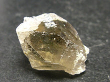 Load image into Gallery viewer, Green Tourmaline Crystal On Quartz Matrix From Brazil - 1.1"
