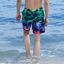 Load image into Gallery viewer, Boys Bathing Suit Size 14 Funny 3D Glasses Shark Pattern Quick Dry Swim Trunks Lightweight Casual Outdoor Sports Beach Boardshort 11-12 Years
