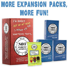 Load image into Gallery viewer, Not Parent Approved: A Fun Card Game for Kids, Tweens, Teens, Families and Mischief Makers - The Original, Hilarious Family Party Game
