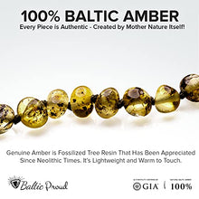 Load image into Gallery viewer, Baltic Amber Necklace And Bracelet Gift Set (Unisex Green Forest) - Certified Premium Quality Raw Baltic Amber
