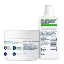 Load image into Gallery viewer, CeraVe Moisturizing Cream and Hydrating Face Wash Trial Combo | 12oz Cream + 3oz Travel Size Cleanser
