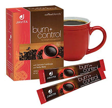 Load image into Gallery viewer, Burn + Control Coffee, Premium 100% South American Arabica, Robusta Blend Coffee, Weight Management Herbs, Garcinia Cambogia and Yerba Mate, Javita
