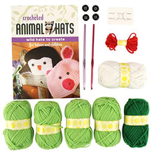 Load image into Gallery viewer, SpiceBox Adult Art Craft &amp; Hobby Kits Gift Set Crochet Animal Hats
