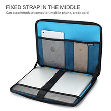 Load image into Gallery viewer, DOMISO 15.6 Inch Shockproof Waterproof Laptop Sleeve Lightweight Soft EVA Tablet Case for 15.6" Laptops/Apple/Lenovo IdeaPad/Acer Aspire E15 / HP Envy 15 / Dell, Black
