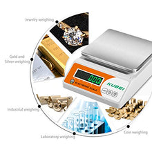 Load image into Gallery viewer, KUBEI High Precision 3kg/0.01g Digital Accurate Grams Scale Analytical Electronic Balance Lab Scale Laboratory Industrial Weighing with Calibration Weight
