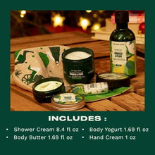 Load image into Gallery viewer, The Body Shop Kindness &amp; Pears Essentials Gift Set, Festive Skincare Treats, Vegan, Pear, Fruity, 4 Items
