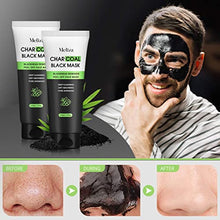 Load image into Gallery viewer, 2 Packs Blackhead Remover Mask, Peel Off Facial Mask, Charcoal Facial Mask, Deep Purifying &amp; Pore Shrinking Black Mask, Blackhead Mask For All Skin Types
