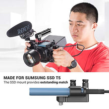 Load image into Gallery viewer, SMALLRIG Mount Bracket SSD Holder for Samsung T5 SSD with 1/4”-20 Threads, Compatible with SMALLRIG Cage for BMPCC 4K &amp; 6K and Z CAM (New Version) – 2245B
