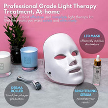 Load image into Gallery viewer, Darnlight LED Light Therapy Mask - 7 Color LED Face Mask Light Therapy Facial Treatment - Blue &amp; Red Light Therapy Mask for Acne Fine Lines Wrinkles &amp; Rosacea
