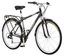 Load image into Gallery viewer, Schwinn Discover Hybrid Bike for Men and Women, 21-Speed, 28-inch Wheels, 18-inch/Medium Frame, Black
