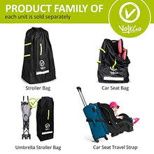 Load image into Gallery viewer, V VOLKGO Durable Car Seat Travel Bag with E-Book - Ideal Gate Check Bag for Air Travel &amp; Saving Money - for Safe &amp; Secure Car Seat - Fits Car Seats, Infant Carriers &amp; Booster
