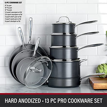 Load image into Gallery viewer, Granite Stone Pro Chalk Nonstick Pots &amp; Pans Set 13 Piece Hard Anodized Premium Cookware Set with Ultra Nonstick Diamond &amp; Mineral Coating, Oven, Dishwasher, &amp; Metal Utensil Safe, Cool Touch Handles …
