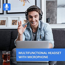 Load image into Gallery viewer, OneOdio Computer Headsets with Microphone -PC Headphones with Boom Mic for Gaming Wired Over Ear Headset with in-Line Control Volume Mute for Mac Laptop Office Zoom Conference
