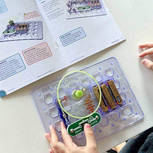 Load image into Gallery viewer, hand2mind Power Snap Circuits Electricity Science Kit for Kids 8-12, Kids Science Kit with Fact-Filled Guide, Create Snap Circuit Light and Coding for Kids, STEM Toys, 19 Science Experiments
