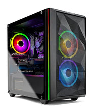 Load image into Gallery viewer, SkyTech Chronos Mini Gaming Computer PC Desktop - Intel Core-i3 10100F 3.6GHz, GTX 1650 4G, 500GB SSD, 8G 3000, RGB Fans, AC WiFi, Windows 10 Home 64-bit
