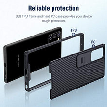Load image into Gallery viewer, Nillkin Compatible with Samsung Note 20 5G Case, [CamShield Pro] Series Case with Slide Camera Cover，[Hard PC and TPU] Shockproof Heavy Duty Protection for Galaxy Note 20 5G(6.7'') - Black
