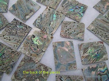 Load image into Gallery viewer, 1- Ounce ~ Green Paua Abalone Shell Blanks, Inlay Material. 0.06" Thick/Guitar
