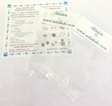 Load image into Gallery viewer, 30pcs 925 Sterling Silver Pendant Bail 9mm (0.35 Inch) Small Connector Beads for Jewelry Craft Making SS361

