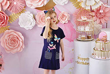 Load image into Gallery viewer, DXTON Toddler Little Girl Summer Short Sleeve Cotton Dresses Outfits SH7667 6T
