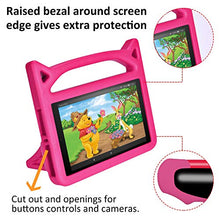 Load image into Gallery viewer, New Fire HD 10 Tablet Case 2019/2017-SHREBORN LightWeight ShockProof Kid-Proof Cover with Stand Kids Case for All New Amazon Fire HD 10 Tablet(10.1",9th/7th/5th Generation,2019/2017/2015 Release)-Pink
