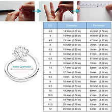 Load image into Gallery viewer, Jewever S925 Sterling Silver Snowflake Open Ring Women Inlaid Cubic Zirconia Adjustable Jewelry

