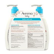 Load image into Gallery viewer, Aveeno Baby Daily Care Gift Set with Natural Oat Extract &amp; Oatmeal, Contains Daily Moisturizing Body Lotion &amp; Gentle 2-in-1 Baby Bath Wash &amp; Shampoo, Hypoallergenic &amp; Paraben-Free, 2 Items

